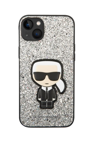 Capa iPhone 14 Max Prateado - Karl Lagerfeld