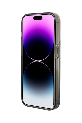 Capa Glitter Ikonik iPhone 15 Pro Prateado - Karl Lagerfeld