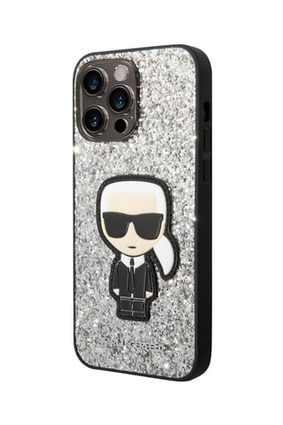 Capa iPhone 14 Pro Max Prateado - Karl Lagerfeld