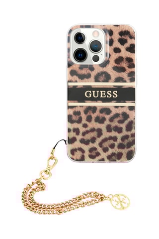 Capa iPhone 13 Pro Castanho e preto - Guess