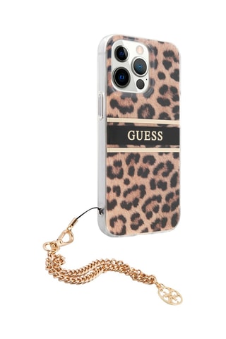 Capa iPhone 13 Pro Castanho e preto - Guess