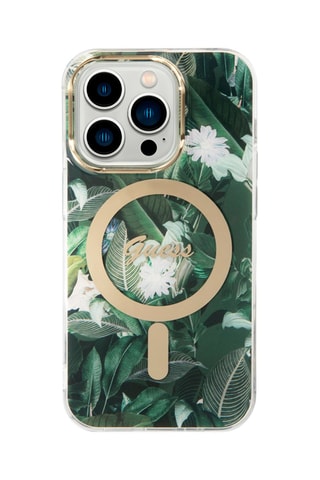 Capa iPhone 14 Pro Max e carregador Magsafe - Verde - Guess - Guess