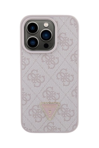 Capa Triangle 4G iPhone 15 Pro Rosa - Guess - Guess