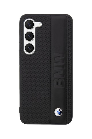 Capa em couro Samsung Galaxy S23 Preto - BMW