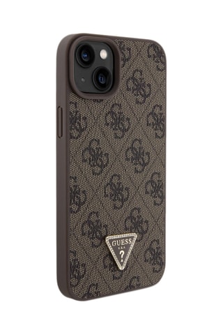 Capa Triangle 4G iPhone 15 Plus Castanho ­ Guess - Guess