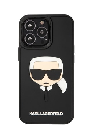  Capa Karl's Head para iPhone 13 Max - Preto 