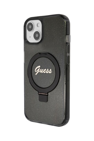 Capa com argola iPhone 15 Plus  Preto