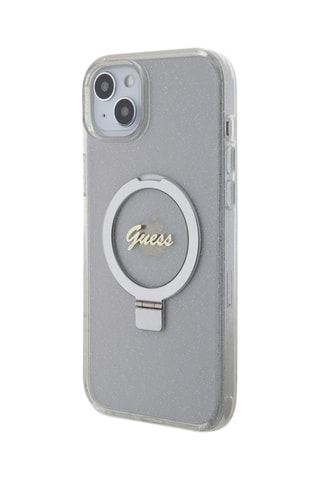 Capa com argola iPhone 15 Plus  Transparente