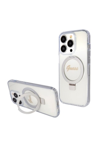 Capa com argola iPhone 15 Pro  Transparente