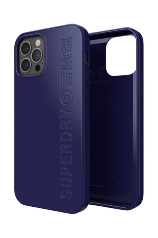 Capa iPhone 12/12 Pro Azul-marinho - Superdry