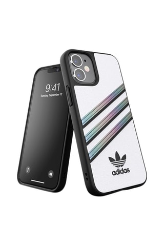 Capa iPhone 12 Mini Branco e turquesa - Adidas