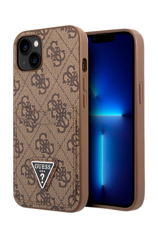 Capa iPhone 14 Plus Castanho - Guess