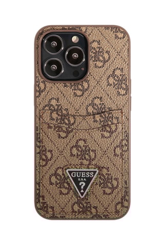 Capa iPhone 14 Pro Max Castanho - Guess