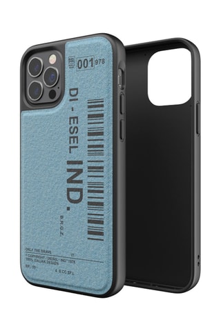 Capa iPhone 12 e 12 Pro Azul e preto - Diesel