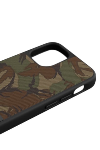 Capa iPhone 12 Mini Preto e caqui - Superdry