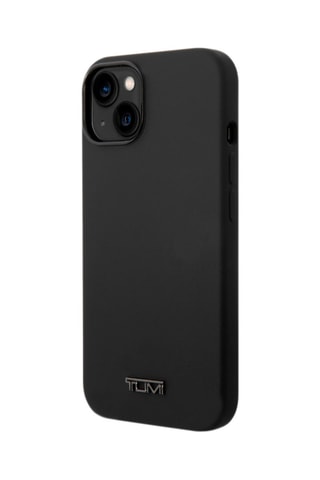 Capa em silicone iPhone 14 Plus Preto - Tumi Card Slot