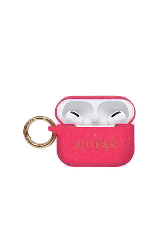Estojo de proteção para caixa de AirPods Pro - Fúcsia - Guess