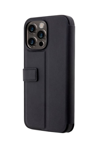 Estojo de proteção em couro iPhone 14 Pro Max - Preto - BMW