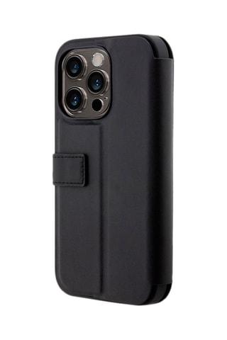 Estojo de proteção em couro iPhone 14 Pro - Preto - BMW