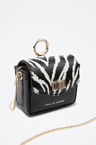 Estojo tiracolo AirPods Ava - Preto e branco - Ideal of Sweden