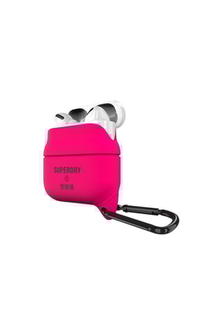 Estojo de proteção para caixa AirPods Pro - Fúcsia - Superdry