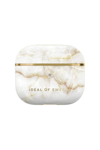 Estojo de proteção AirPods Pro 3 Golden Pearl Marble - Branco e dourado - Ideal of Sweden