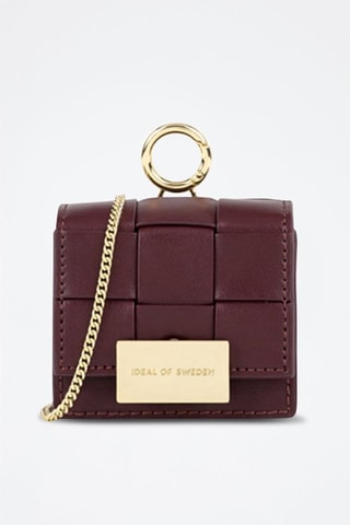 Estojo para AirPods Braided - Cor-de-vinho - Ideal of Sweden