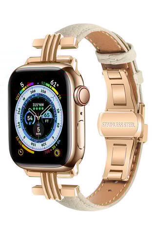 Bracelete compatível Apple Watch 38/40/41 mm - Dourado  - EKO