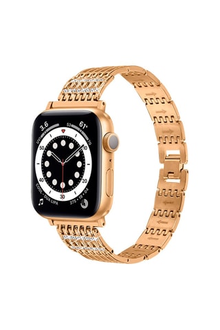 Bracelete compatível Apple Watch 42/44/45 mm - Dourado - Adidas