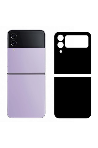 Película de proteção traseira integral em vidro temperado Samsung Galaxy Flip 4 - EKO