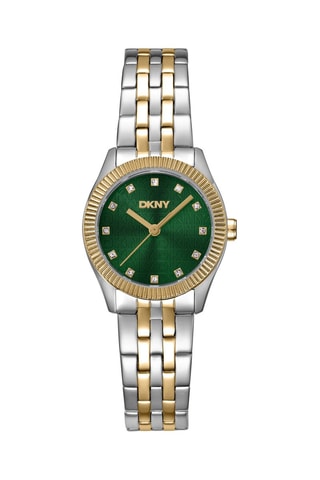 Stalen Quartz Horloge - Zilverkleurig en Goudkleurig