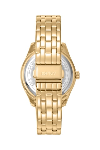 Stalen Quartz Horloge - Goudkleurig en Zilverkleurig