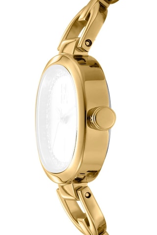 Stalen Quartz Horloge - Goudkleurig