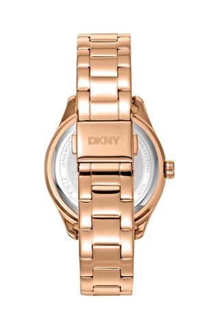 Stalen Quartz Horloge - Roségoudkleurig