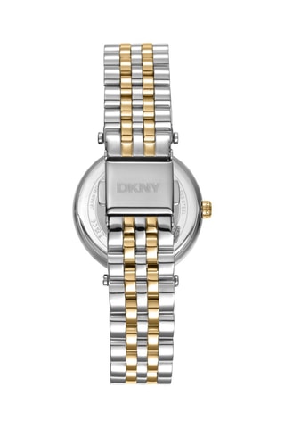 Stalen Quartz Horloge - Goudkleurig en Zilverkleurig