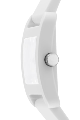 Silicone Quartz Horloge - Wit