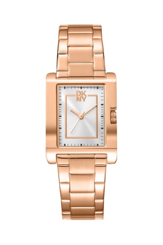 Stalen Quartz Horloge - Roségoudkleurig