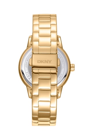 Stalen Quartz Horloge Active - 24-uursweergave - Goudkleurig en Groen