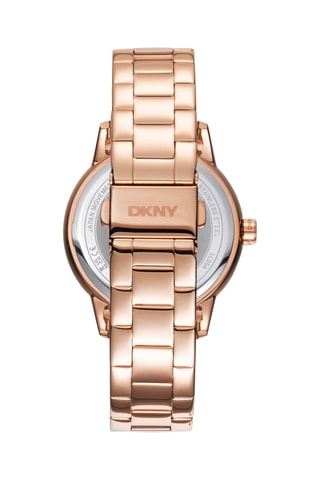 Stalen Quartz Horloge Active - 24-uursweergave - Roségoudkleurig en Grijs 