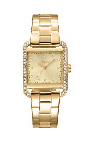 Stalen Quartz Horloge Iconic - Goudkleurig en beige