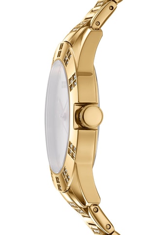 Stalen Quartz Horloge Evening - Goudkleurig