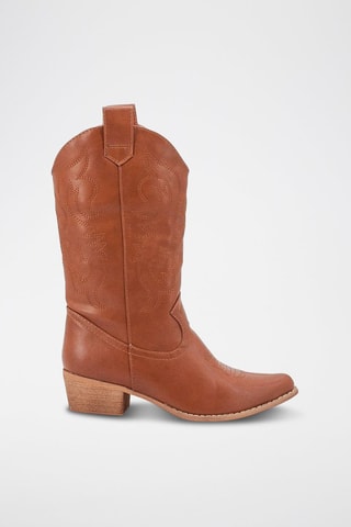 Botas estilo santiago - Castanho