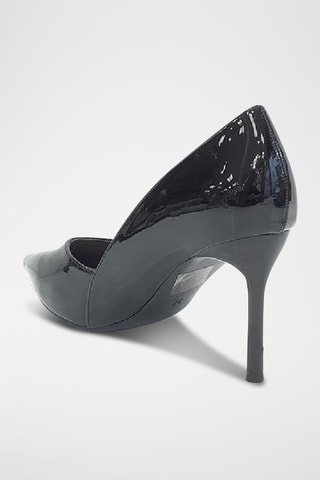 Sapatos de salto envernizados - Preto