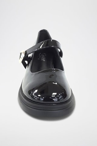 Babies envernizados de salto - Preto