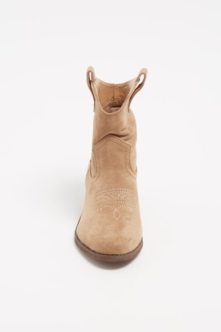 Botins de salto Bege