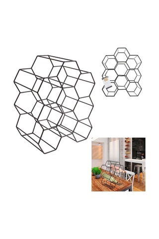 Rangement à bouteilles - Noir