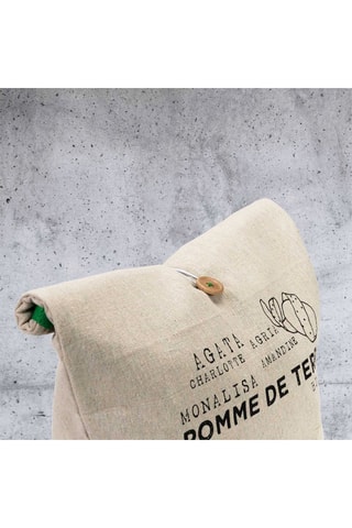 Sac distributeur de pommes de terre réutilisable en lin