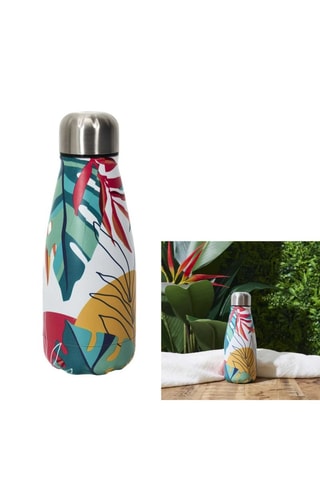 Bouteille isotherme en acier inoxydable - 26 cl - Modèle aléatoire