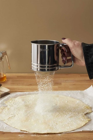 Tamis à farine en acier inoxydable - 10 x 15 x 11 cm