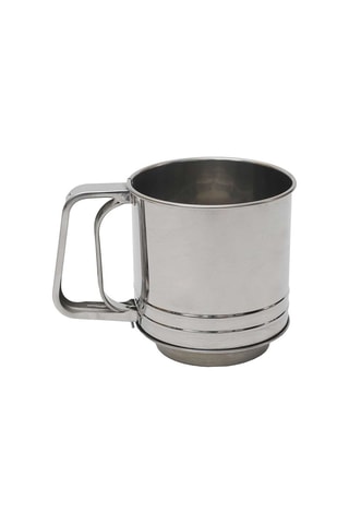 Tamis à farine en acier inoxydable - 10 x 15 x 11 cm